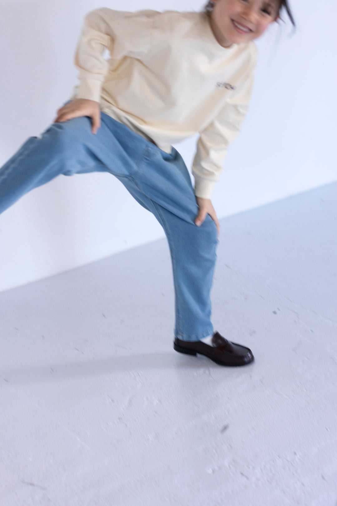 RE:DENIM BANANA PANTS (100-145cm)