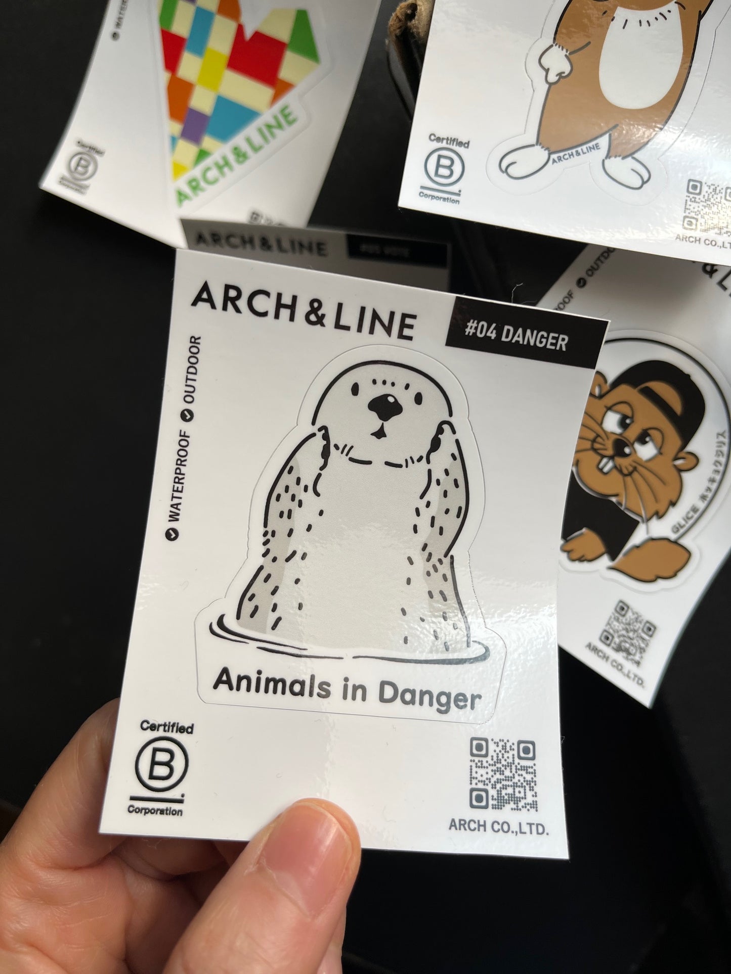ACTIVE STICKER NO.1～10 耐水 強粘着 マイボトル