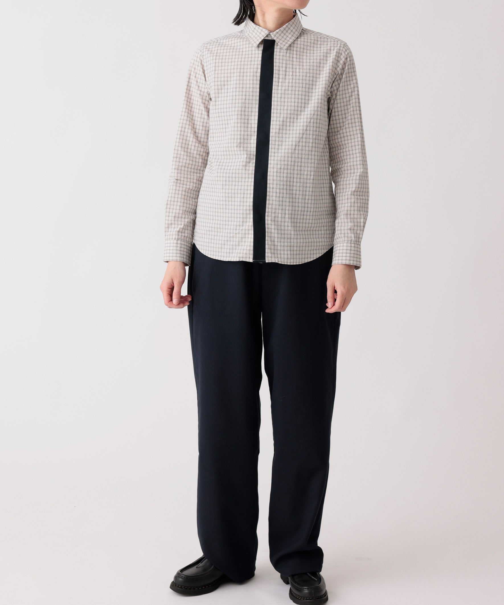 DT☆Intrend「OZIERI」コットン シャツドレス DT☆Intrend「OZIERI」コットン シャツドレス