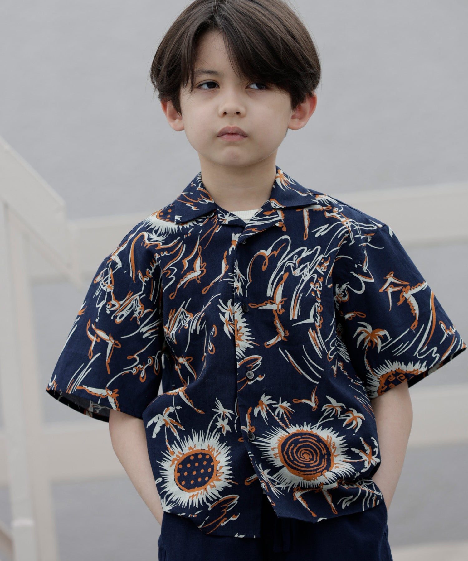 SUMMER PRINT H/S SHIRT – ARCH&LINE