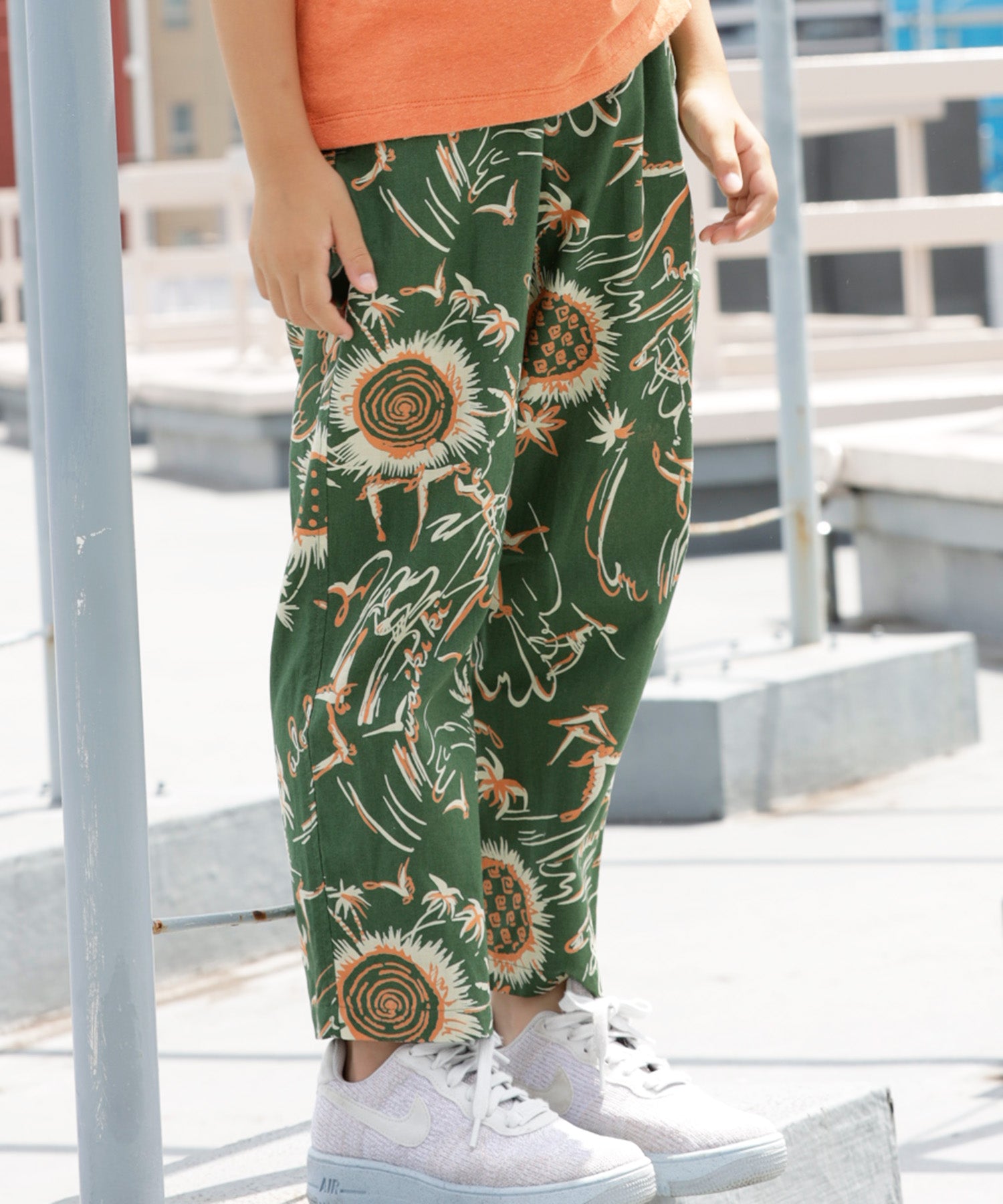 SUMMER PRINT EASY PANTS