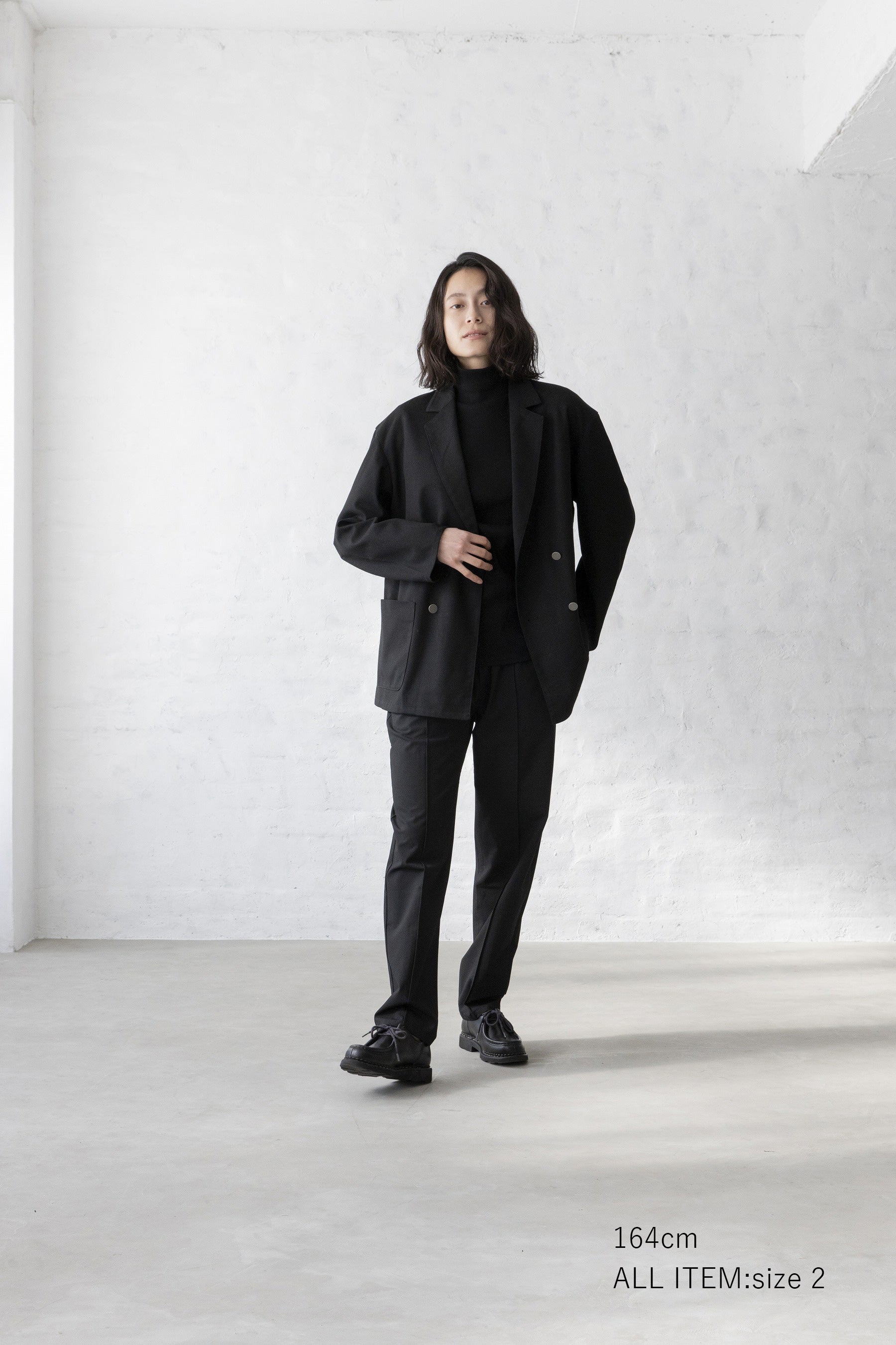 環境配慮素材》FLANNEL EASY JACKET オンオフ兼用 セットアップ 環境配慮素材》FLANNEL EASY JACKET オンオフ兼用 セットアップ