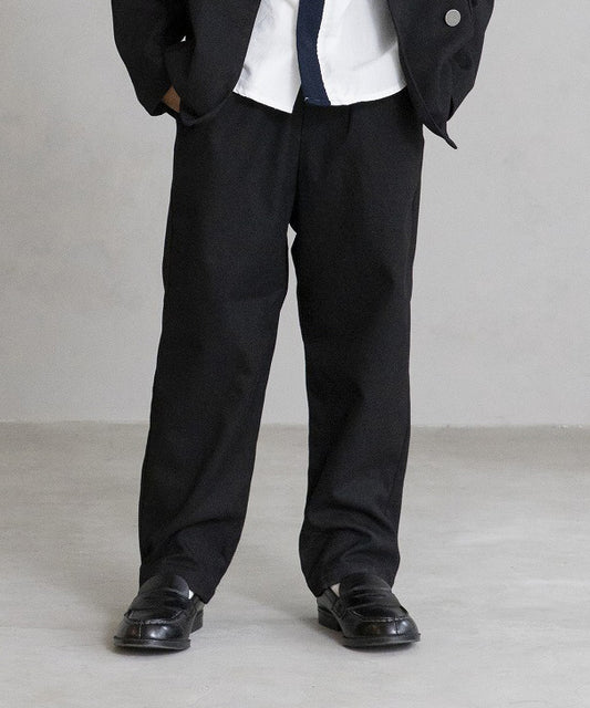 《環境配慮素材》FLANNEL EASY  PANTS  オンオフ兼用 セットアップ対応［115-145cm］
