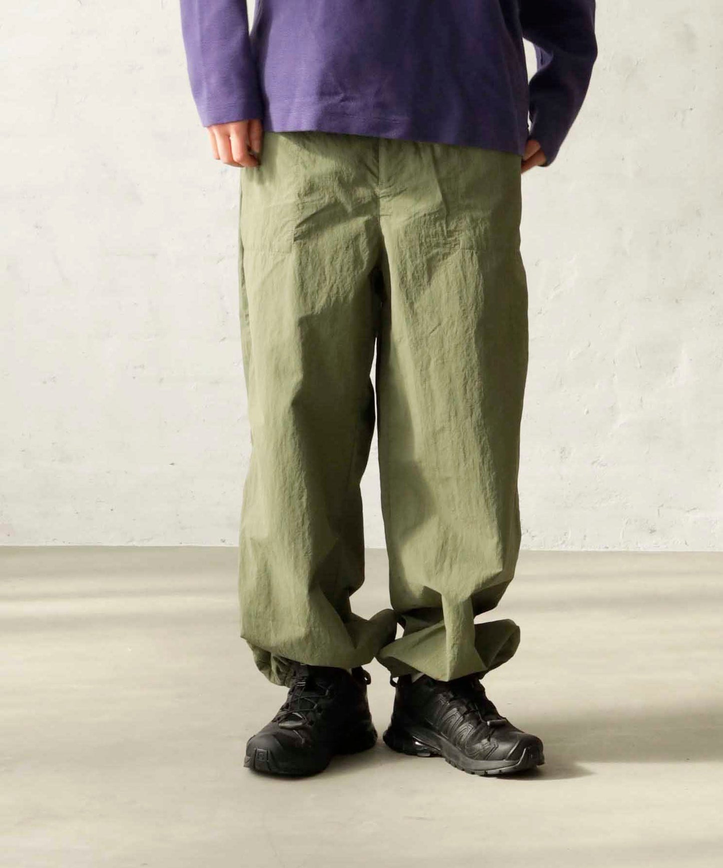 Re:NYLON HIKING PANTS 弱撥水 通年素材 リサイクルナイロン