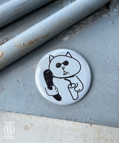 ACTIVE BADGE 再帰反射バッジ 直径57mm