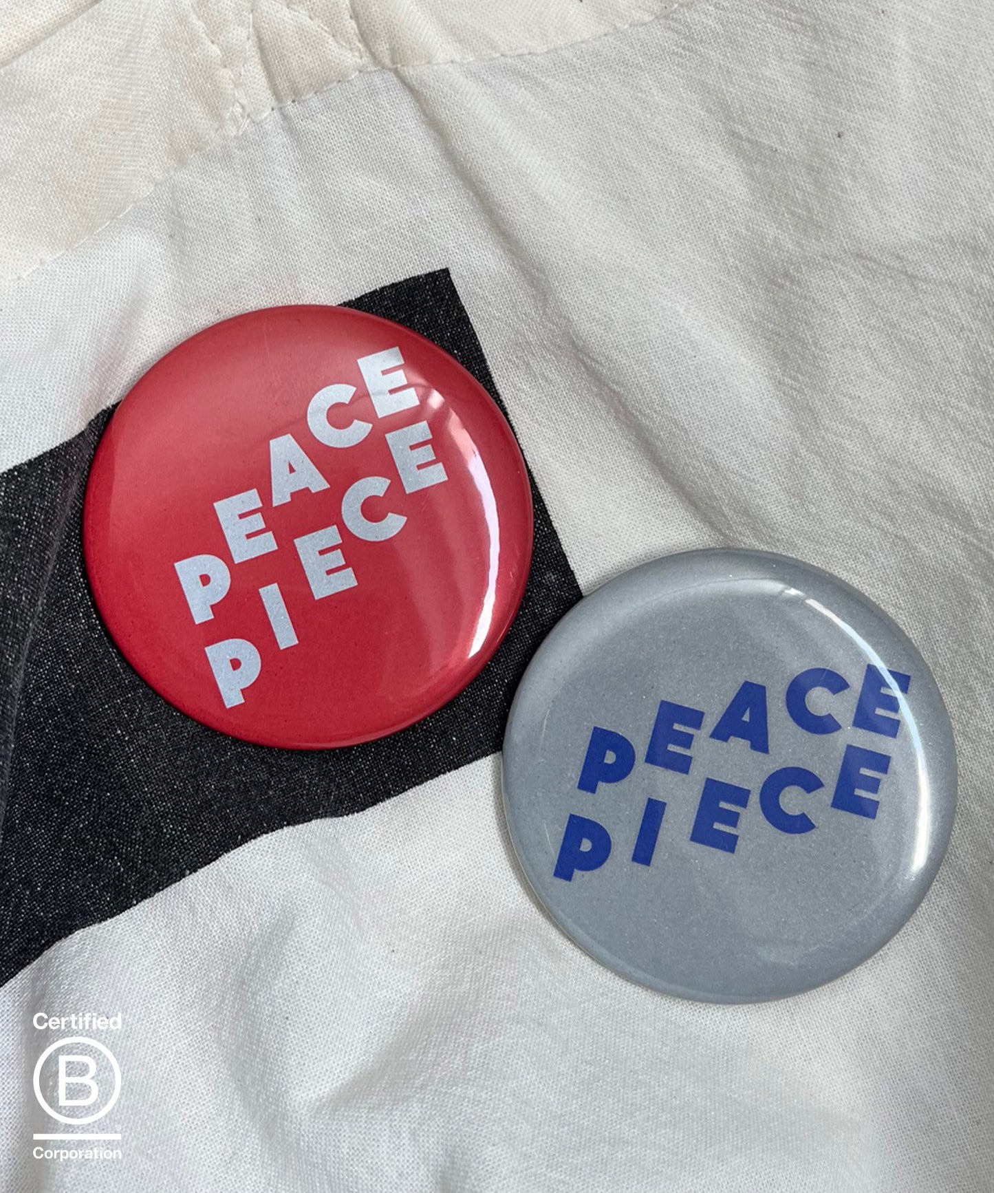 ACTIVE BADGE 再帰反射バッジ 直径57mm