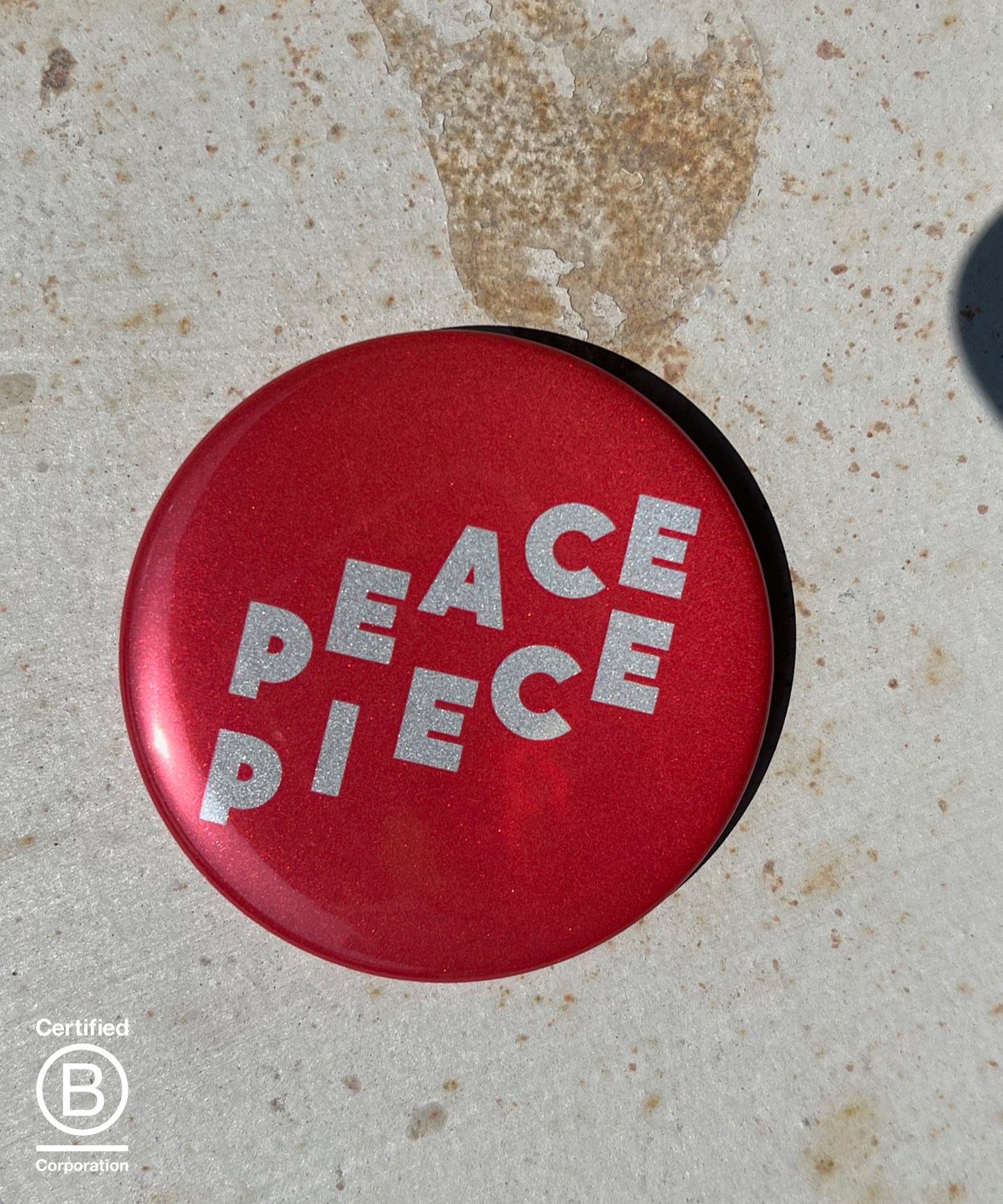 ACTIVE BADGE 再帰反射バッジ 直径57mm