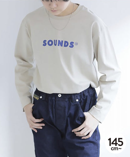 [Environmentally friendly material] OG CLEAR COTTON SOUNDS TEE Organic cotton gas fired jersey Just loose type Charity [145-175cm]