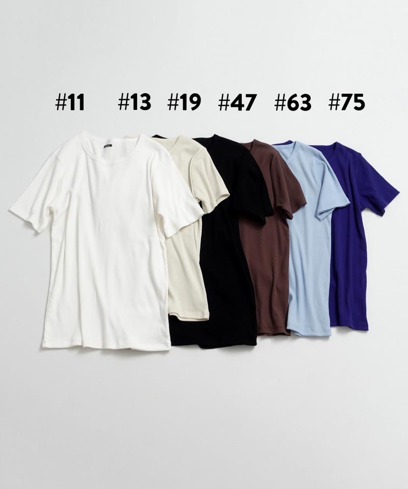 COTTON RIB H/S TEE